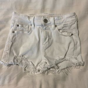 American eagle ripped jean shorts